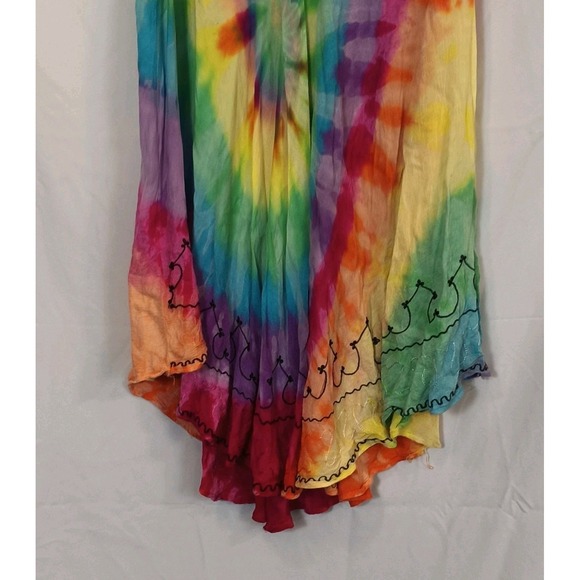 Rima BeachworldB Bata Rainbow Tie Dye Cover Up Resort Wear One Size - Picture 4 of 7